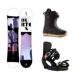 Burton Stylus Womens Snowboard Package