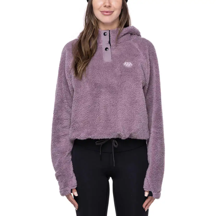 686 Crop Sherpa Womens Hoody 2023 4 686 Crop Sherpa Womens Hoody 2023 - Image 2