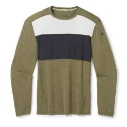 Front Page -Obermeyer Shop Smartwool Classic Thermal Merino Base Layer Colorblock Crew 22 23 WMHT 1