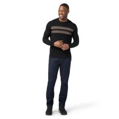 Smartwool Sparwood Stripe Crew Sweater 2023 -Obermeyer Shop Smartwool Sparwood Stripe Crew Sweater 22 23 BKFH 2