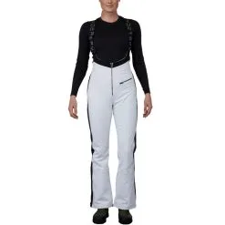 Spyder Strutt Womens Bib Pant 2023 -Obermeyer Shop Spyder Strutt Womens Bib Pant 22 23 WHIT 1