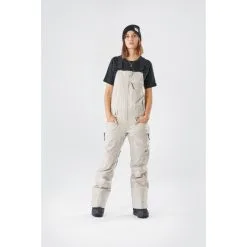 FW Manifest 2L Womens Bib Pant 2023 -Obermeyer Shop WMANIFEST2LBIB WPS Sand11